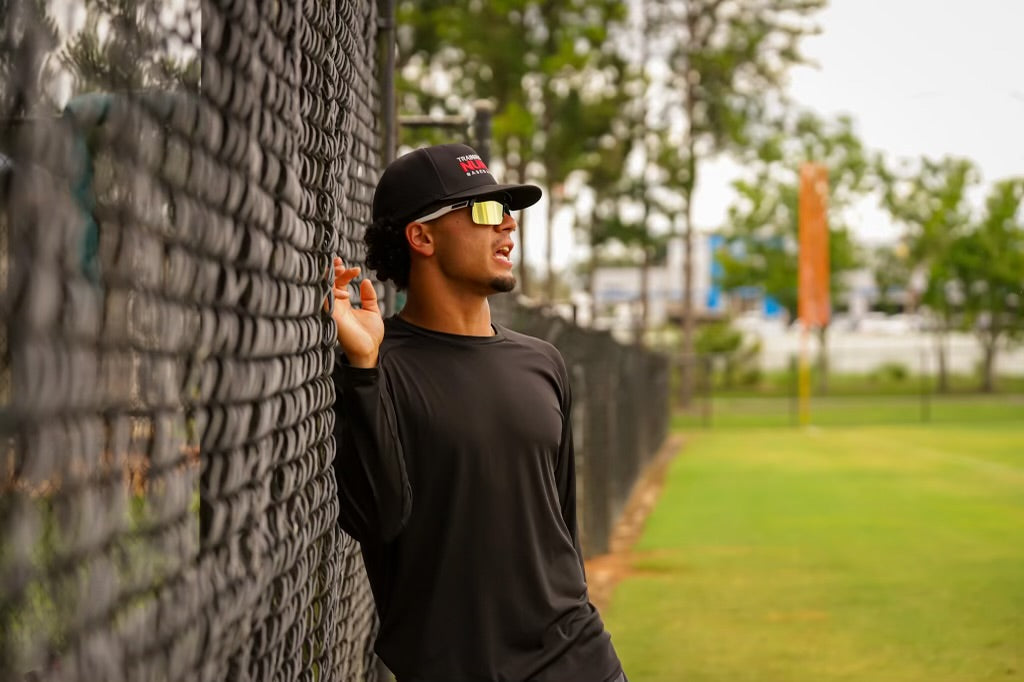 Training With Nunez Black & Red Performance Hat