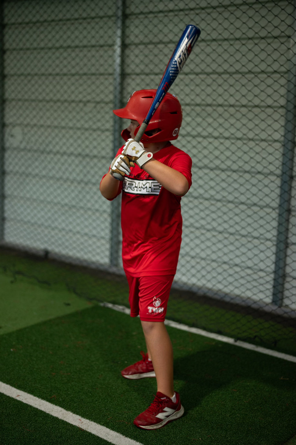 TWN Red Dry-Fit Performance Shorts