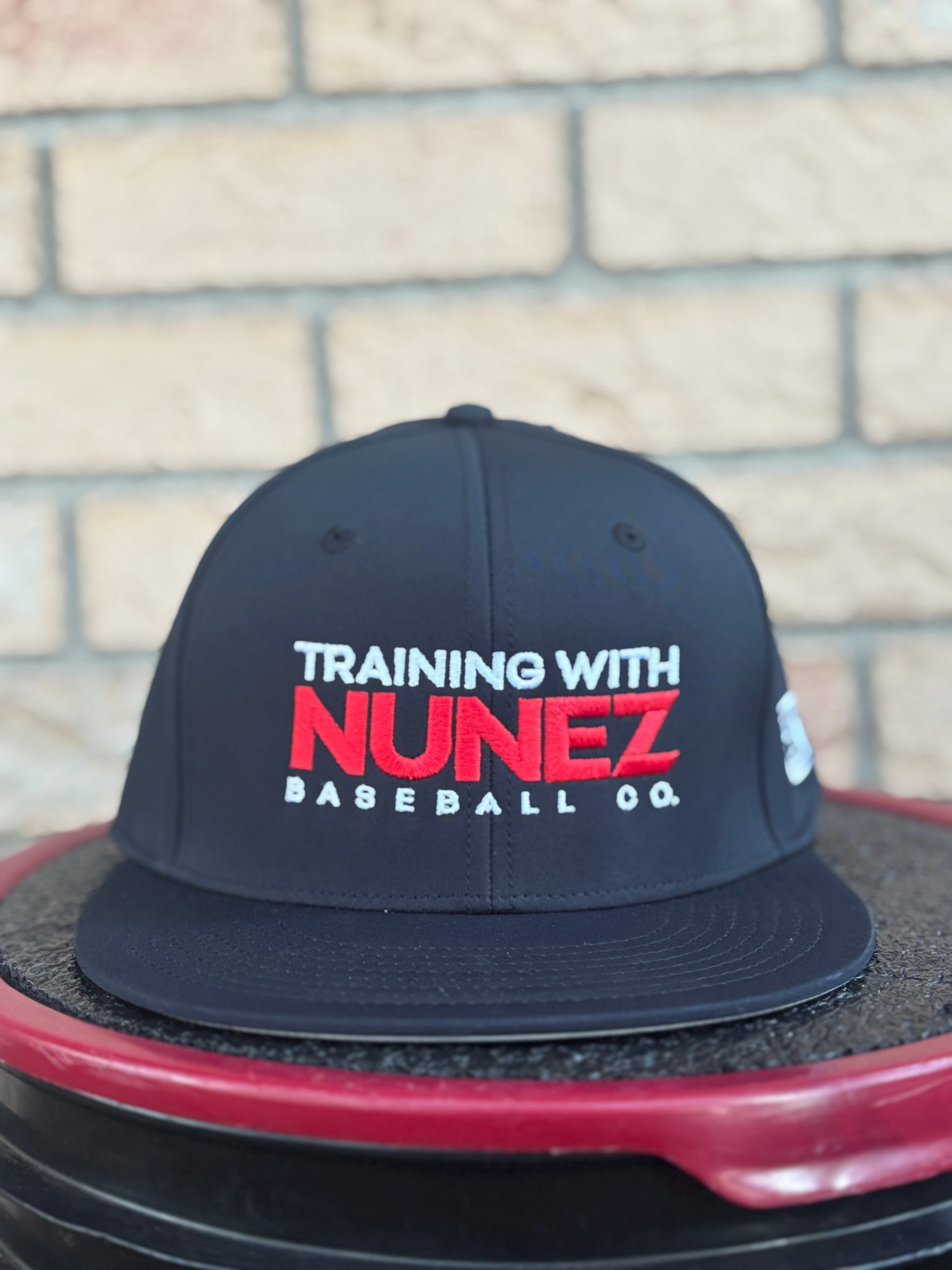 Training With Nunez Black & Red Hat
